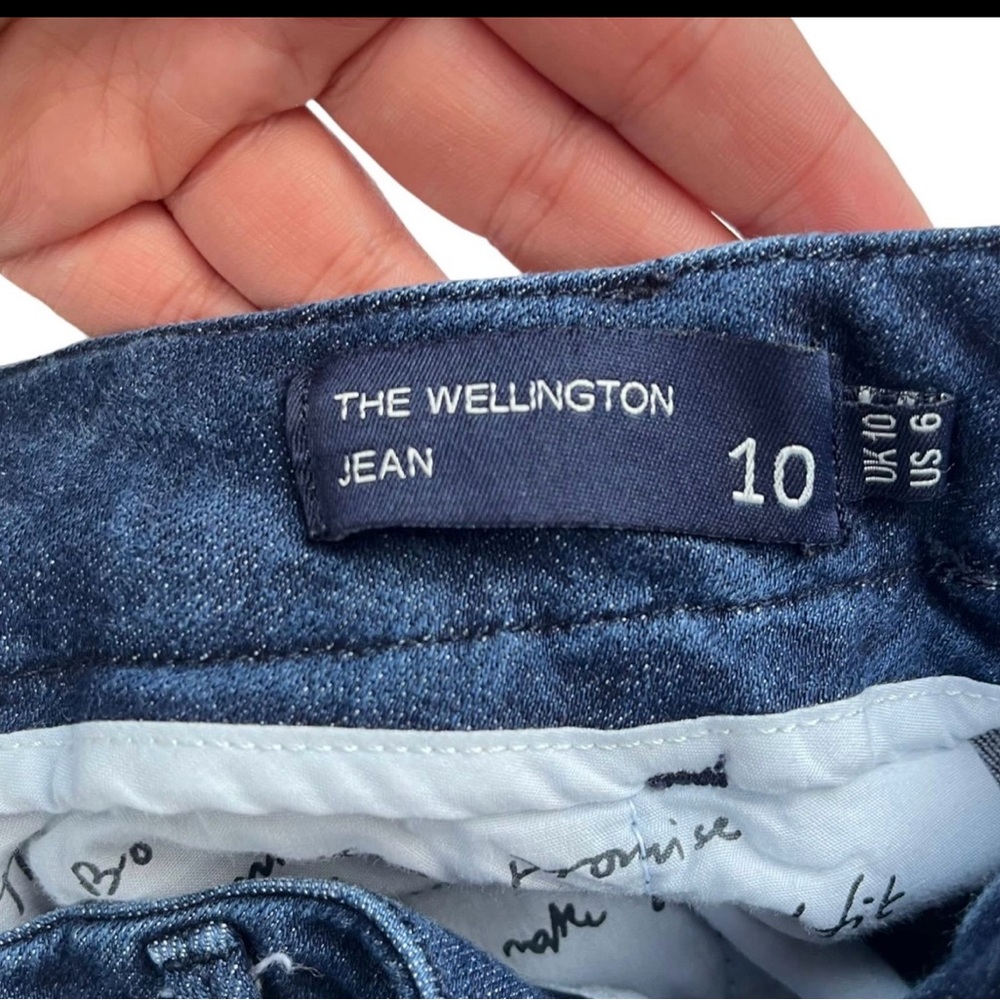 Boden Denim The Wellington Straight Leg Jeans Blue Size 6 - Picture 3 of 7